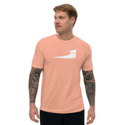 Men's Fitted T-Shirt | Next Level 3600 white Logo