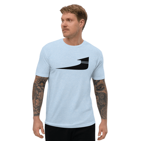 Men's Fitted T-Shirt | Next Level 3600 Black Logo